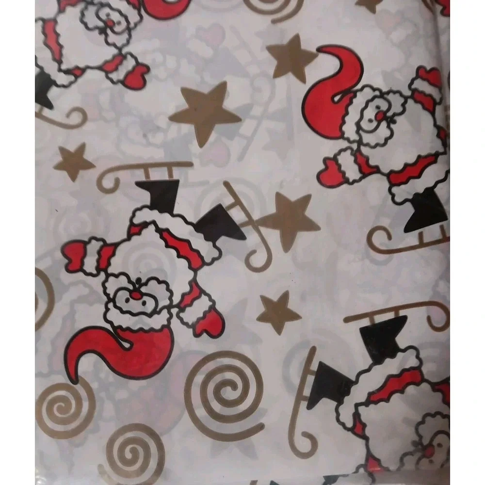 2 Super Jumbo Gift Bags Plastic Christmas 39x18x80 Inch/31.25x4x38 Inch +5 Tags